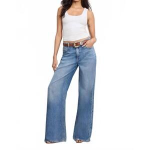 NEW GOOD AMERICAN weightless good standard ease jeans in indigo961